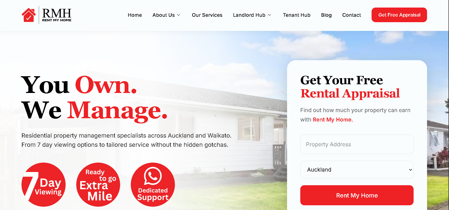 Rent My Home — 01 · WEBSITE VIEW